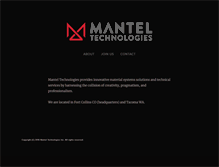 Tablet Screenshot of manteltechnologies.com